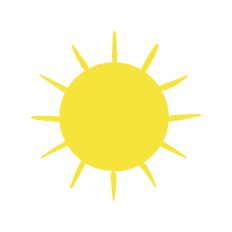 Sun Shape Sunset Sunrise Crafting