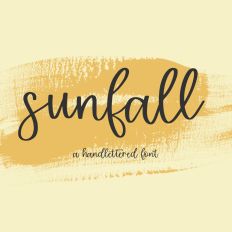 Sunfall Script Font