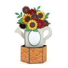 Sunflower Pail Pop Up Card