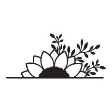 Sunflower border