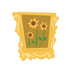 Sunflowers Matchbook Card