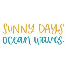Sunny Days Ocean Waves