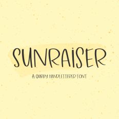 Sunraiser Quirky Handlettered Sans Font