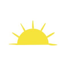 Sun Shape Sunset Sunrise Crafting