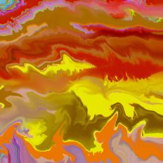 Sunset Printable Background Multi-Use Non-Repeating Pattern