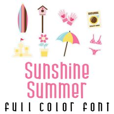 Sunshine Summer Full Color Font