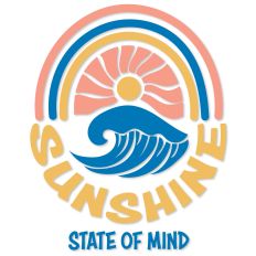 Sunshine State of Mind, Rainbow Sun Waves, Summer