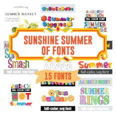 Sunshine Summer of Fonts