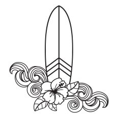 Summer surfing