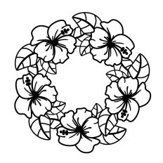 Flowers frame