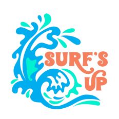 Surf’s Up SVG – Retro Wave Summer Design