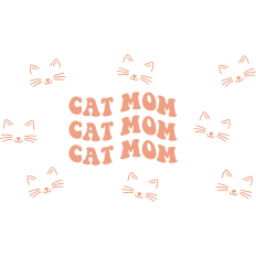 Cat Mom Cup Wrap - 20oz