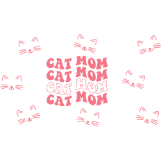 Cat Mom Cup Wrap - 20oz