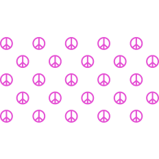 Peace Sign Cup Wrap - 20oz