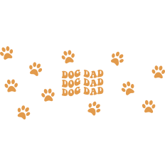 Dog Dad Cup Wrap - 16oz