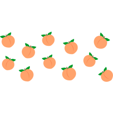 Peach Cup Wrap - 16oz