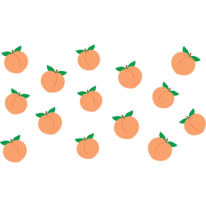 Peach Cup Wrap - 20oz