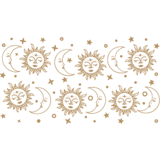 Moon and Stars Cup Wrap - 20oz