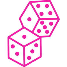 Pink Dice