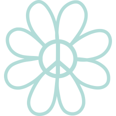 Flower Peace Sign