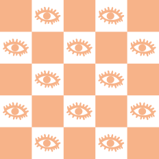 Checkered Evil Eye