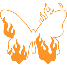Flame Butterfly