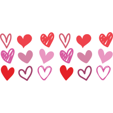  Heart Cup Wrap - 16oz