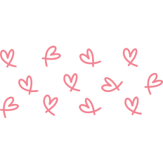 Heart Cup Wrap - 16oz