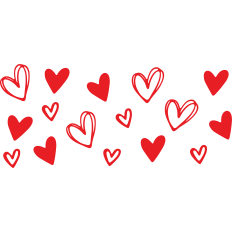 Heart Cup Wrap - 16oz