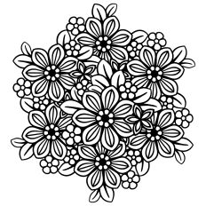 Floral mandala