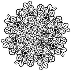 Floral mandala