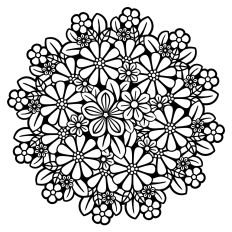 Spring Flowers Mandala