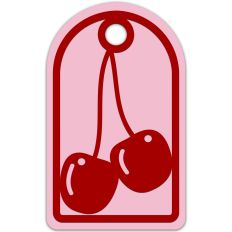 Sweet Cherry Gift Tag or Label