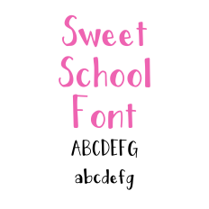 Sweet School Font