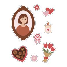 Sweet Things for a Sweet Woman – Print & Cut File