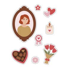 Sweet Things for a Sweet Woman – Print & Cut File