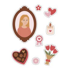 Sweet Things for a Sweet Woman – Print & Cut File