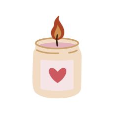 Heart Candle