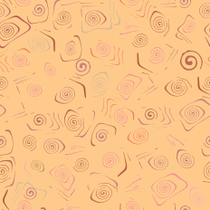 Quirky Swirls on Peach