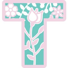 Layered blooming flowers T