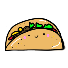 Cute Taco Sticker
