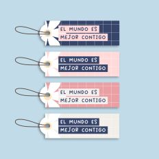 Mother's Day Tag - El mundo es mejor contigo | Español