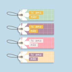 Mother's Day Tag - Te amo mãe | Português