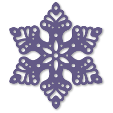 Snowflake Dangle Tag