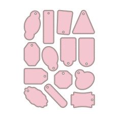 14 TAGS STICKER SHEET FOR GIFTS, BAGS, PRODUCTS, DÉCOR – RABEA BILZ