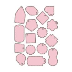 16 TAGS STICKER SHEET FOR GIFTS, BAGS, PRODUCTS, DÉCOR – RABEA BILZ
