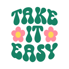 Take It Easy SVG | Hippie SVG
