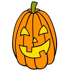Tall Jack-o-lantern