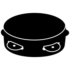 Tambourine Silhouette