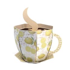Tea Cup Box SVG